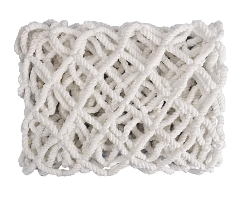 YYDSWTW Sicherheitsnetz dekoratives Mesh Anti-Fall-Fall-Netting-Spielplatz Herbstschutz Tränenresistant Wirkung resistent für Balkon Treppe Hinterhof Innen-/Außenpreis-Terrasse. weiß 1.5M*4M von YYDSWTW