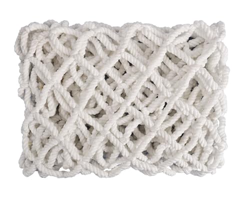 YYDSWTW Sicherheitsnetz dekoratives Mesh Herbstschutz Spielplatz Anti-Fall-Fall-Netting-Tränenresistante Wirkung resistent für Balkon Treppe Hinterhof Innen-/Außenpreis-Terrasse. weiß 1.5M*4M von YYDSWTW