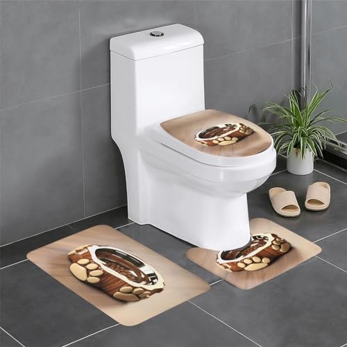 YYHWHJDE Niedlicher Hundeknochennapf Woof Pfotenmuster, Flanell, rutschfest, 3-teiliges Set, 61 x 40,6 cm, leicht zu reinigen, langlebig YYHWHJDE Niedlicher Hundeknochennapf Woof Pfotenmuster, Flanell, rutschfest, 3-teiliges Set, 61 x 40,6 cm, leicht zu reinigen, langlebig von YYHWHJDE