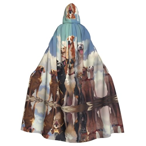 YYHWHJDE Umhang mit Kapuze für viele Hunde, geeignet für Halloween, Cosplay-Kostüme, Weihnachtsfeiern YYHWHJDE Umhang mit Kapuze für viele Hunde, geeignet für Halloween, Cosplay-Kostüme, Weihnachtsfeiern von YYHWHJDE