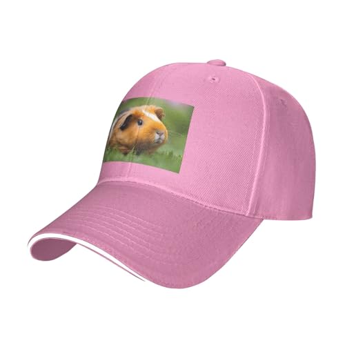 YYHWHJDE Unisex-Baseballkappe mit niedlichem Meerschweinchen-Muster, schwarz: atmungsaktiv, leicht, Pink, Einheitsgröße YYHWHJDE Unisex-Baseballkappe mit niedlichem Meerschweinchen-Muster, schwarz: atmungsaktiv, leicht, Pink, Einheitsgröße von YYHWHJDE