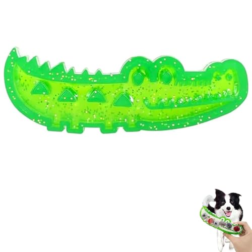 YZBBSH Slow Feed Chew and Fetch Crocodile,Dog Slow Feeder & Chew Toy, Treat Dispensing Puzzle Alligator for Small, Medium & Large Dogs, Ideal for Fetch, Teeth Cleaning & Training (Large) von YZBBSH
