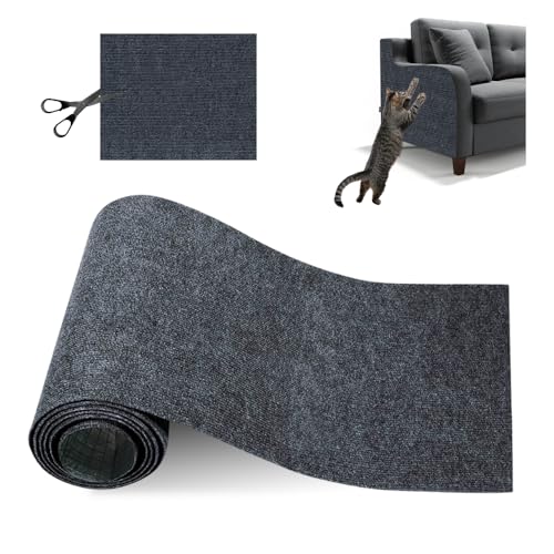 YZROHYI Kratzmatte Katze Selbstklebend 40 X 200 cm,Kratzteppich Katze Wand,Katzen Kratzbrett Zum Kleben,Katzenschutz Couch,Kratzfestes Sofa,Kletterkatzenkratzer,Katzenkratzbretter DIY-Dunkelgrau YZROHYI Kratzmatte Katze Selbstklebend 40 X 200 cm,Kratzteppich Katze Wand,Katzen Kratzbrett Zum Kleben,Katzenschutz Couch,Kratzfestes Sofa,Kletterkatzenkratzer,Katzenkratzbretter DIY-Dunkelgrau von YZROHYI