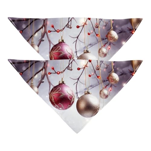 Hundehalstuch, Hochzeitsfoto-Requisite, quadratische Lätzchen, Haustierzubehör, 2 Stück, Weihnachtsdekoration, Ball, Schneeflocke, Hundeschal Hundehalstuch, Hochzeitsfoto-Requisite, quadratische Lätzchen, Haustierzubehör, 2 Stück, Weihnachtsdekoration, Ball, Schneeflocke, Hundeschal von YZUOUZY