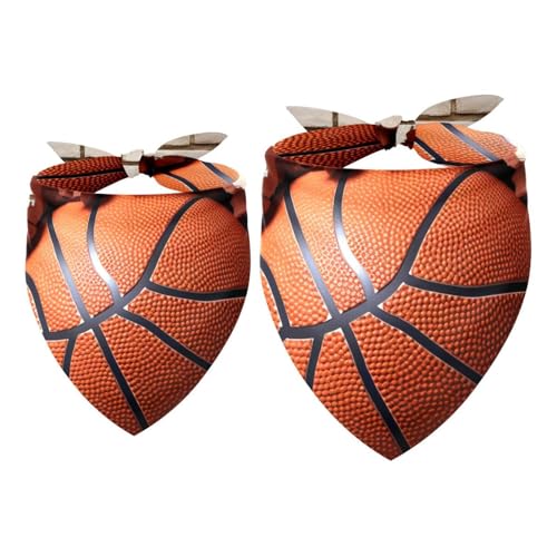 Hundehalstuch, Hochzeitsfoto-Requisite, quadratisches Lätzchen, Haustierzubehör, 2 Stück, Ball-Basketball-Wandstruktur, Hundeschal Hundehalstuch, Hochzeitsfoto-Requisite, quadratisches Lätzchen, Haustierzubehör, 2 Stück, Ball-Basketball-Wandstruktur, Hundeschal von YZUOUZY