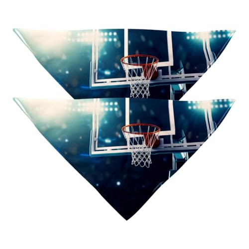 Hundehalstuch, Zubehör für kleine, mittelgroße und große Haustiere, Hunde und Katzen, 2 Stück, Basketballkorb-Stadion, Hundeschal Hundehalstuch, Zubehör für kleine, mittelgroße und große Haustiere, Hunde und Katzen, 2 Stück, Basketballkorb-Stadion, Hundeschal von YZUOUZY
