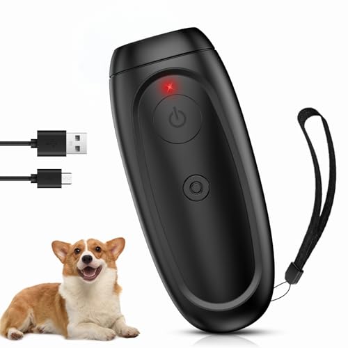Yaasier Antibell für Hunde,2 Modi Ultraschall Anti Bell Gerät Hunde,Tragbare Wiederaufladbares Anti Bell Gerät für Kleine Große Hunde Innen Außenbereich Antibell Hund Yaasier Antibell für Hunde,2 Modi Ultraschall Anti Bell Gerät Hunde,Tragbare Wiederaufladbares Anti Bell Gerät für Kleine Große Hunde Innen Außenbereich Antibell Hund von Yaasier