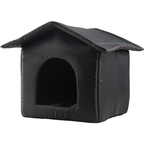 Wetterfestes Katzenhaus Für Draußen, Katzenunterschlupf Für Draußen, Katzenhaus Für Draußen, Winterwarm, Warmes, Wetterfestes Oxford-Gewebe, Unterschlupf Für Streunende Hunde Und Katzen Wetterfestes Katzenhaus Für Draußen, Katzenunterschlupf Für Draußen, Katzenhaus Für Draußen, Winterwarm, Warmes, Wetterfestes Oxford-Gewebe, Unterschlupf Für Streunende Hunde Und Katzen von Yabauuop