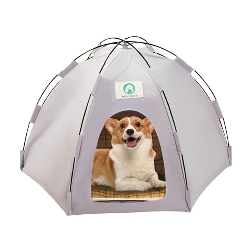 Yabauuop Faltbares Katzenzelt – Hundecampingzelt, Hunde-Tipi-Zelt Mit Einer Kühlenden Bettmatte | Katzenzelte Für Draußen, Atmungsaktive Katzenbetthöhle, Waschbare Hundehütte Für Haustiere Yabauuop Faltbares Katzenzelt – Hundecampingzelt, Hunde-Tipi-Zelt Mit Einer Kühlenden Bettmatte | Katzenzelte Für Draußen, Atmungsaktive Katzenbetthöhle, Waschbare Hundehütte Für Haustiere von Yabauuop