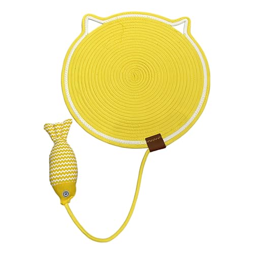Yabauuop Kratzpads für Hauskatzen, Katzenkratzpad, Katzenkratzspielzeug Teppichschutz, Robuste Kratzpads, Katzenkratzer aus Baumwollseil für Hauskatzen Yabauuop Kratzpads für Hauskatzen, Katzenkratzpad, Katzenkratzspielzeug Teppichschutz, Robuste Kratzpads, Katzenkratzer aus Baumwollseil für Hauskatzen von Yabauuop