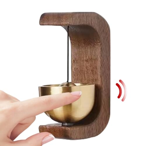 Yabauuop Türklingel | Holz Türklingel Gong - Mit Magnet und Klebeband Messing Sicherheitsalarm für Eingang Schiebetür Kühlschrank Gartentor Yabauuop Türklingel | Holz Türklingel Gong - Mit Magnet und Klebeband Messing Sicherheitsalarm für Eingang Schiebetür Kühlschrank Gartentor von Yabauuop