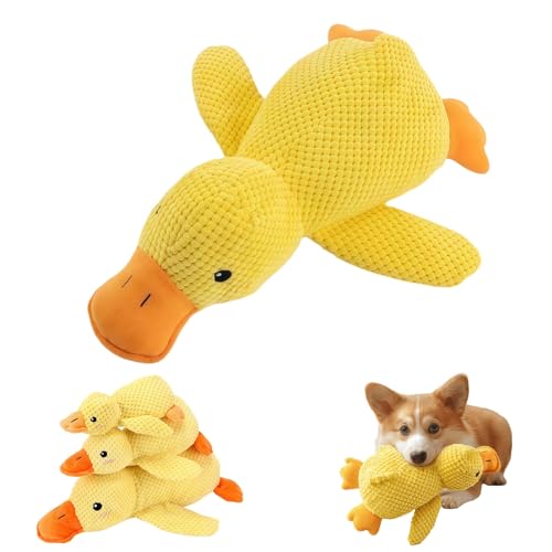 Anti-Stress-Ente, Tiefenentspannung for Ihren Hund, beruhigendes Entenspielzeug for Hunde, beseitigt dauerhaft Trennungsangst, perfekt for jeden Hund(Moyen) von Yagerod