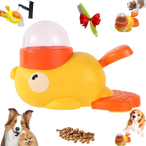 Dog Treat Dispenser Toy Interactive, Duck Dog Treat Dispenser, Yellow Duck Slow Feeder, Fun Treat Dispenser for Small & Medium Dogs, Reduces Bloating & Boredom Dog Treat Dispenser Toy Interactive, Duck Dog Treat Dispenser, Yellow Duck Slow Feeder, Fun Treat Dispenser for Small & Medium Dogs, Reduces Bloating & Boredom von Yagerod