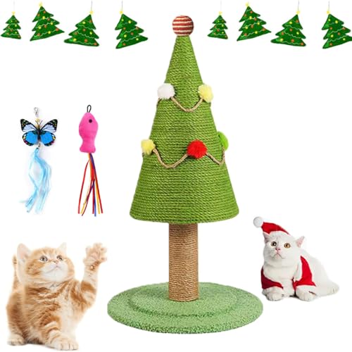 Kratzbaum Weihnachtsbaum Für Katzen - Indoor Groß, Katzentunnel (S) von Yagerod
