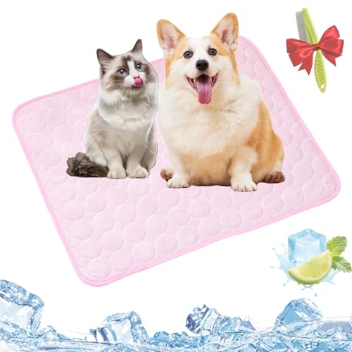Pelzbarn Kühlmatte, Pelzbarn Kühlendes Sofabett, Kühlbett Für Hunde, Kühlendes Hundebett, Machine Washable, Dog Blanket, Sofa, Keep Your Fur Baby Cooler And More Comfortable(Eisseidenpad - rosa,XL) Pelzbarn Kühlmatte, Pelzbarn Kühlendes Sofabett, Kühlbett Für Hunde, Kühlendes Hundebett, Machine Washable, Dog Blanket, Sofa, Keep Your Fur Baby Cooler And More Comfortable(Eisseidenpad - rosa,XL) von Yagerod