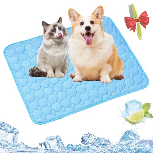 Pelzbarn Kühlmatte, Pelzbarn Kühlendes Sofabett, Kühlbett Für Hunde, Kühlendes Hundebett, Machine Washable, Dog Blanket, Sofa, Keep Your Fur Baby Cooler And More Comfortable(Eisseidenpad - blau,XXL) Pelzbarn Kühlmatte, Pelzbarn Kühlendes Sofabett, Kühlbett Für Hunde, Kühlendes Hundebett, Machine Washable, Dog Blanket, Sofa, Keep Your Fur Baby Cooler And More Comfortable(Eisseidenpad - blau,XXL) von Yagerod