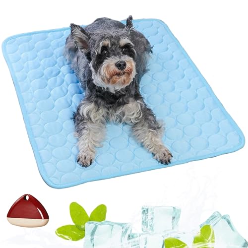 Pfotenfrost Kühlmatte, Summer Cooling Pad, Waterproof, Non-Slip Dog Mat for Home, On The Go Or In The Car, Schütze Deinen Hund Vor Einem Hitzschlag(G,70x55) von Yagerod