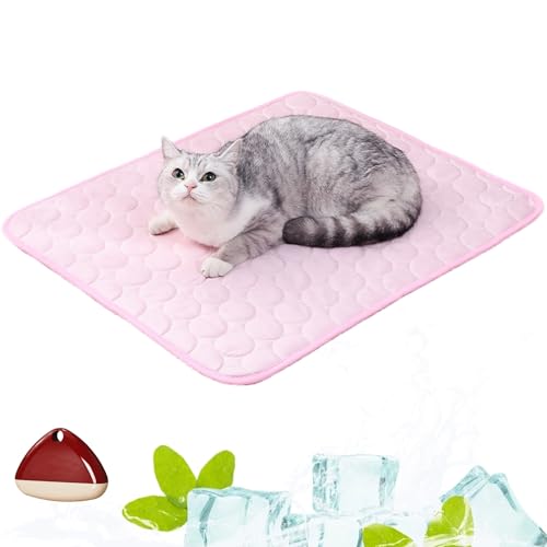 Pfotenfrost Kühlmatte, Summer Cooling Pad, Waterproof, Non-Slip Dog Mat for Home, On The Go Or In The Car, Schütze Deinen Hund Vor Einem Hitzschlag(J,70x55) von Yagerod