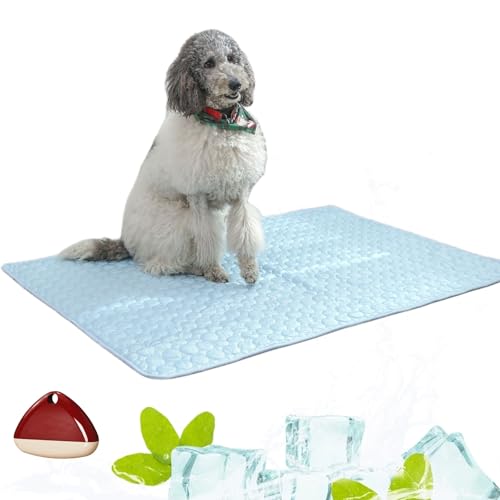 Yagerod Kühlmatte Für Den Sommer, Nordseepfote Kühlmatte, Atmungsaktiven 3D-Mesh-Gewebe, Reduziere Stress Durch Hohe Temperaturen, Schütze Deinen Hund Vor Einem Hitzschlag(I,70x55) von Yagerod