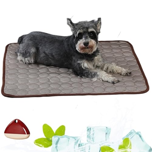 Yagerod Kühlmatte Für Den Sommer, Nordseepfote Kühlmatte, Atmungsaktiven 3D-Mesh-Gewebe, Reduziere Stress Durch Hohe Temperaturen, Schütze Deinen Hund Vor Einem Hitzschlag(L,40x30) von Yagerod