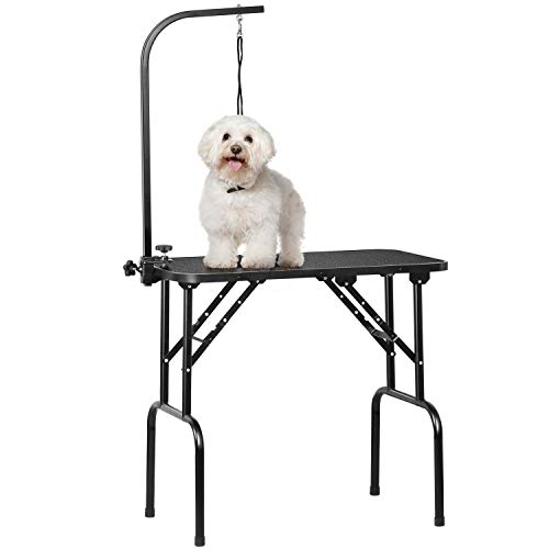 Yaheetech Hundepflegetisch, Trimmtisch für Hunde, Hundefriseur Tisch, Hunde Badetisch, Pudel Fellpflege, Hund Schertisch, höhenverstellbar, rutschfest, bis 100 KG belastbar Yaheetech Hundepflegetisch, Trimmtisch für Hunde, Hundefriseur Tisch, Hunde Badetisch, Pudel Fellpflege, Hund Schertisch, höhenverstellbar, rutschfest, bis 100 KG belastbar von Yaheetech