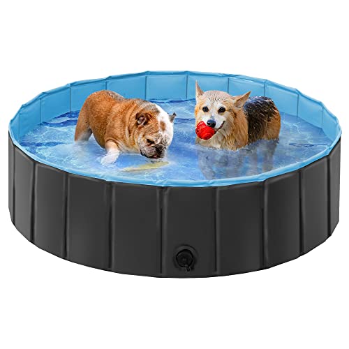 Yaheetech Hundepool für Hunde, Swimmingpool 100/120/140/160 x 30 cm, Hund Planschbecken Schwimmbecken, Faltbarer Pool Badewanne Wasserbecken, Klappbares Haustier-Duschbecken Yaheetech Hundepool für Hunde, Swimmingpool 100/120/140/160 x 30 cm, Hund Planschbecken Schwimmbecken, Faltbarer Pool Badewanne Wasserbecken, Klappbares Haustier-Duschbecken von Yaheetech