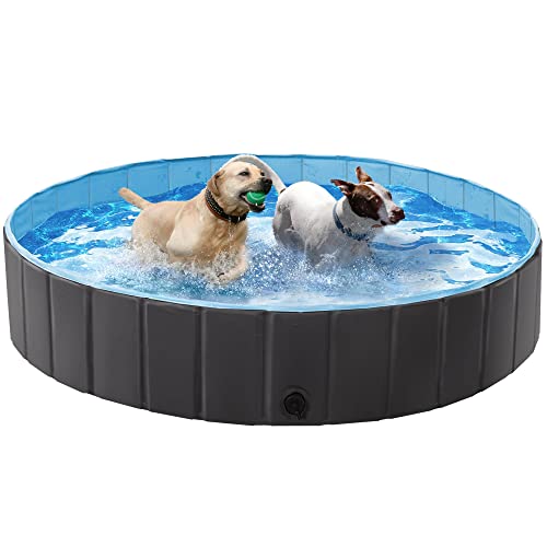 Yaheetech Hundepool für Hunde, Swimmingpool 100/120/140/160 x 30 cm, Hund Planschbecken Schwimmbecken, Faltbarer Pool Badewanne Wasserbecken, Klappbares Haustier-Duschbecken Yaheetech Hundepool für Hunde, Swimmingpool 100/120/140/160 x 30 cm, Hund Planschbecken Schwimmbecken, Faltbarer Pool Badewanne Wasserbecken, Klappbares Haustier-Duschbecken von Yaheetech