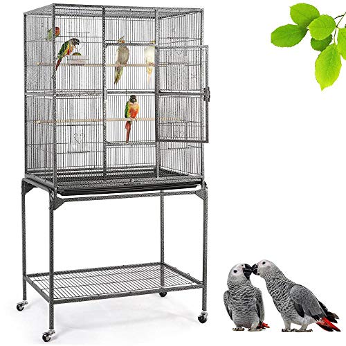 Yaheetech Vogelvoliere XL Vogelkäfig Vogelhaus Tierkäfig 160cm hoch Voliere Vogelbauer Käfig Zimmervoliere von Yaheetech