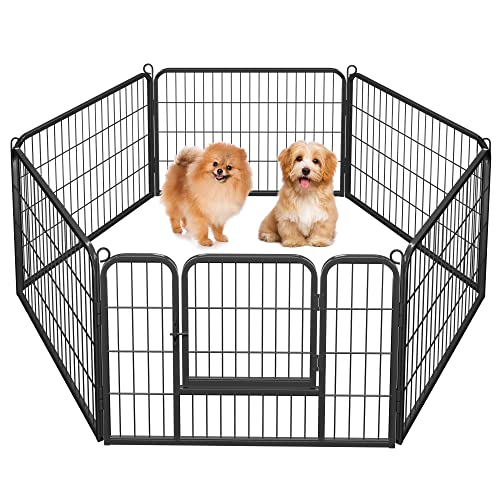 Yaheetech Welpenlaufstall Welpengitter 6 Gitter je 80x 60 cm Welpenauslauf Freigehege für Hund Hundelaufstall Innen/Außenbereich Yaheetech Welpenlaufstall Welpengitter 6 Gitter je 80x 60 cm Welpenauslauf Freigehege für Hund Hundelaufstall Innen/Außenbereich von Yaheetech