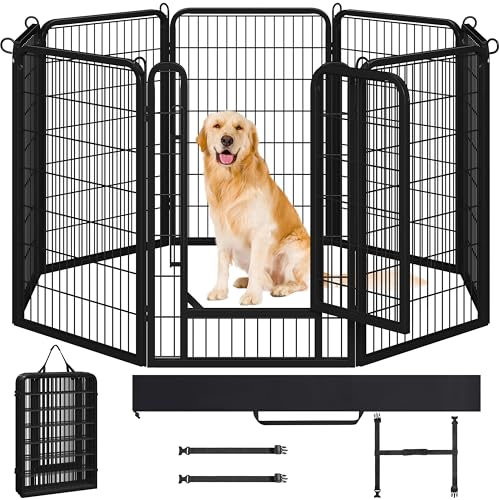 Yaheetech Welpenlaufstall 8-teilig 100cm hoch, Welpenauslauf mit Einteilige Verriegelung, Hundelaufstall mit Tragetasche & Befestigungsgurte, ideal für Hunde Wohnung & Garten, Einfache Montage Yaheetech Welpenlaufstall 8-teilig 100cm hoch, Welpenauslauf mit Einteilige Verriegelung, Hundelaufstall mit Tragetasche & Befestigungsgurte, ideal für Hunde Wohnung & Garten, Einfache Montage von Yaheetech