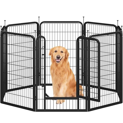 Yaheetech Welpenlaufstall Welpengitter 8-teilig 100cm, Einteilige Verriegelung, Verbindungsstangen mit rundem Kopf, Faltbare Freilaufgehege für Hunde Wohnung und Garten, Aufbau werkzeugfrei Yaheetech Welpenlaufstall Welpengitter 8-teilig 100cm, Einteilige Verriegelung, Verbindungsstangen mit rundem Kopf, Faltbare Freilaufgehege für Hunde Wohnung und Garten, Aufbau werkzeugfrei von Yaheetech