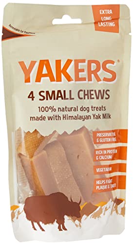 Yakers Small Hundekaustangen (4 Stück/Packung) (Einheitsgröße) (kann variieren) von Extra Select