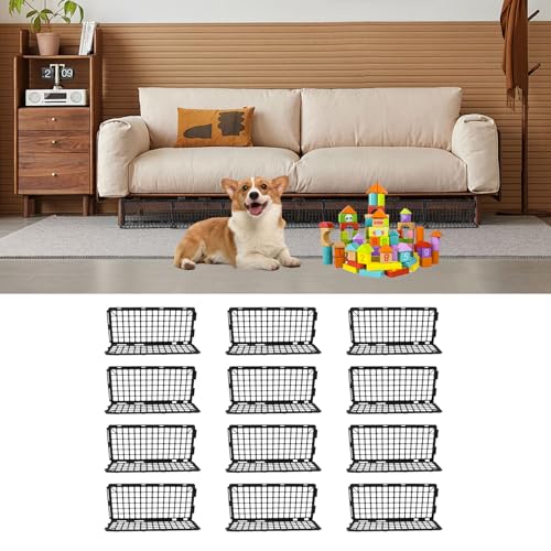 Yallmie 12 Stück Spielzeugblocker Couch, 37 * 17 * 12cｍ Unter Couch Blocker Bett Lückenblocker, Spielzeug Blocker Stoßfänger Blocking Board für Staub, Tiere, Spielzeug und Haustiere Sofa Stopper von Yallmie