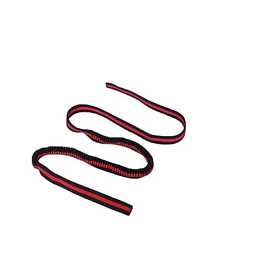Yalulu 5 Yards Haustiere Elastisches Gurtband, 25mm Polyester Elastizität Haustier-Leine Haustier Hundeleine Zubehör für Haustier DIY Zubehör (Rot) von Yalulu