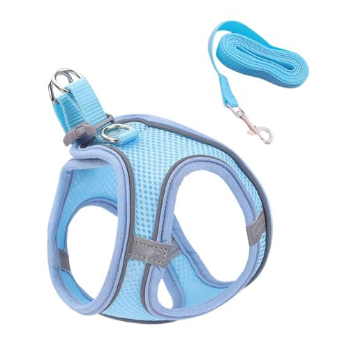 Yanayi Ausbruchssicheres Katzengeschirr | Weiches Mesh-Geschirr Mit Reflektierenden Sicherheitsstreifen,Haustierzubehör Für Kleine Mittelgroße Große Tiere Reisen Rucksack Outdoor Wandern Yanayi Ausbruchssicheres Katzengeschirr | Weiches Mesh-Geschirr Mit Reflektierenden Sicherheitsstreifen,Haustierzubehör Für Kleine Mittelgroße Große Tiere Reisen Rucksack Outdoor Wandern von Yanayi