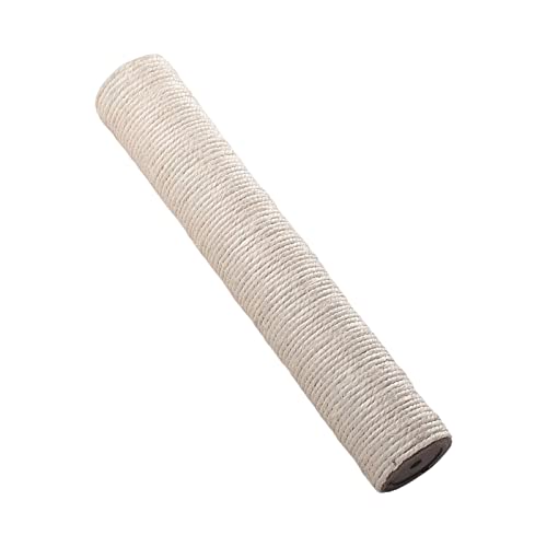 Ersatz-Katzenkratzbaum aus natürlichem Sisal, Ersatzstange, für Indoor-Kätzchen und große Katzen, Weiß, 40 x 8 cm Ersatz-Katzenkratzbaum aus natürlichem Sisal, Ersatzstange, für Indoor-Kätzchen und große Katzen, Weiß, 40 x 8 cm von YangHaoDiSY