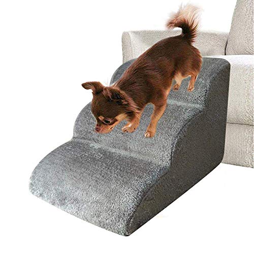 Hundetreppe 3 Stufen Hundetreppe Haustierrampe Leiter für Schlafsofa Rutschfester Schaumstoff mit Abnehmbarem Waschbarem Bezug Hundetreppe 3 Stufen Hundetreppe Haustierrampe Leiter für Schlafsofa Rutschfester Schaumstoff mit Abnehmbarem Waschbarem Bezug von YangHaoDiSY