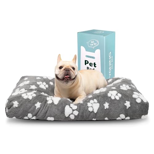 Yaning Hundebetten für kleine und mittelgroße Hunde, niedliches dickes Hundebett für Hundehütte, flauschiges Haustierbett mit abnehmbarem, waschbarem Bezug und rutschfester Unterseite, 76,2 x 50,8 cm, Yaning Hundebetten für kleine und mittelgroße Hunde, niedliches dickes Hundebett für Hundehütte, flauschiges Haustierbett mit abnehmbarem, waschbarem Bezug und rutschfester Unterseite, 76,2 x 50,8 cm, von Yaning