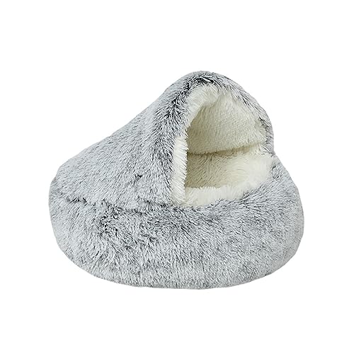 Beruhigende Donut Hundebetten, Plüsch Wasserdicht Katzenbett, Rutschfestes Hundebett mit Bezug, Wärmende Maschinenwaschbare Katzenbetten für Indoor-Katzen Beruhigende Donut Hundebetten, Plüsch Wasserdicht Katzenbett, Rutschfestes Hundebett mit Bezug, Wärmende Maschinenwaschbare Katzenbetten für Indoor-Katzen von Yanman