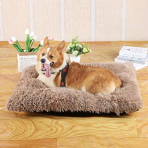 Haustierbett für große Hunde, waschbar, rutschfestes Hundebett mit wasserdichter Oxford-Unterseite, beruhigende Hundekäfigbetten, menschliche Größe Haustiermatratze Haustierbett für große Hunde, waschbar, rutschfestes Hundebett mit wasserdichter Oxford-Unterseite, beruhigende Hundekäfigbetten, menschliche Größe Haustiermatratze von Yanman