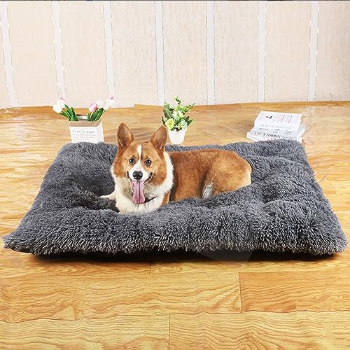 Haustierbett für große Hunde, waschbar, rutschfestes Hundebett mit wasserdichter Oxford-Unterseite, beruhigende Hundekäfigbetten, menschliche Größe Haustiermatratze Haustierbett für große Hunde, waschbar, rutschfestes Hundebett mit wasserdichter Oxford-Unterseite, beruhigende Hundekäfigbetten, menschliche Größe Haustiermatratze von Yanman