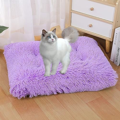 Hundebett für kleine, mittelgroße und große Hunde, beruhigende Hundebetten mit rutschfester Unterseite, bequem, maschinenwaschbar, Anti-Angst-Schlafmatte Hundebett für kleine, mittelgroße und große Hunde, beruhigende Hundebetten mit rutschfester Unterseite, bequem, maschinenwaschbar, Anti-Angst-Schlafmatte von Yanman