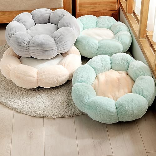 Rutschfestes süßes Kätzchenbett, Katzennest mit wasserabweisender Unterseite, Blumenform, Hundebetten für kleine Hunde, Anti-Angst, weiches Katzenbett Rutschfestes süßes Kätzchenbett, Katzennest mit wasserabweisender Unterseite, Blumenform, Hundebetten für kleine Hunde, Anti-Angst, weiches Katzenbett von Yanman