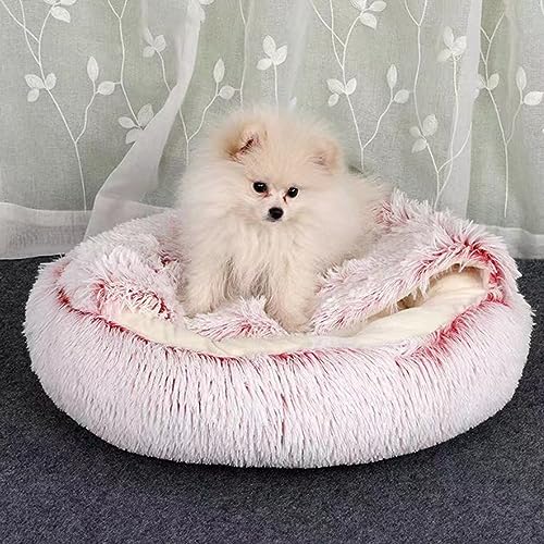 Yanman Donut Hundebett mit rutschfester Unterseite, rundes Katzenbett, waschbares Kunstfell-Plüsch-Haustierbett, maschinenwaschbar, Hundebetten für große, mittelgroße und kleine Hunde Yanman Donut Hundebett mit rutschfester Unterseite, rundes Katzenbett, waschbares Kunstfell-Plüsch-Haustierbett, maschinenwaschbar, Hundebetten für große, mittelgroße und kleine Hunde von Yanman