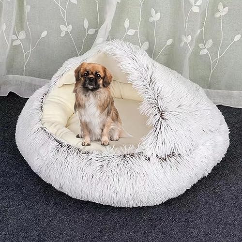 Yanman Donut Hundebett mit rutschfester Unterseite, rundes Katzenbett, waschbares Kunstfell-Plüsch-Haustierbett, maschinenwaschbar, Hundebetten für große, mittelgroße und kleine Hunde Yanman Donut Hundebett mit rutschfester Unterseite, rundes Katzenbett, waschbares Kunstfell-Plüsch-Haustierbett, maschinenwaschbar, Hundebetten für große, mittelgroße und kleine Hunde von Yanman