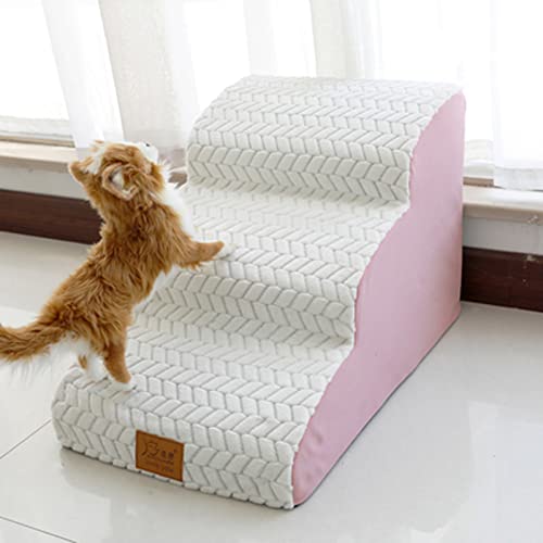 Yanman Hundetreppe für Bett Sofa, 3 4 Stufen Hundetreppe Rutschfeste Hunde Rampen Abnehmbare Abdeckung Hund Katze Treppe Dichte Schaumstoff Haustiertreppe Yanman Hundetreppe für Bett Sofa, 3 4 Stufen Hundetreppe Rutschfeste Hunde Rampen Abnehmbare Abdeckung Hund Katze Treppe Dichte Schaumstoff Haustiertreppe von Yanman