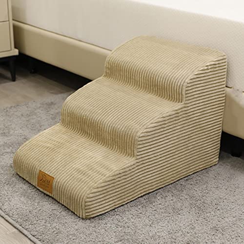 Yanman Hundetreppe für Schlafsofa, rutschfest, waschbar, 3 Stufen, Haustier-Stufen, 40 x 60 x 40 cm, leicht zu klettern, Haustier-Treppenstufen von Yanman