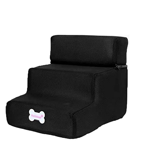 Yanman Hundetreppe oder Bett, Sofa-Fenster, 2/3 Stufen, rutschfeste Hunderampen, abnehmbare Haustierstufen, waschbare Haustiertreppe mit hochdichtem Schaumstoff, einfaches Klettern Yanman Hundetreppe oder Bett, Sofa-Fenster, 2/3 Stufen, rutschfeste Hunderampen, abnehmbare Haustierstufen, waschbare Haustiertreppe mit hochdichtem Schaumstoff, einfaches Klettern von Yanman