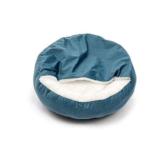 Yanman Kleines Hundebett, waschbar, rutschfest, Katzenbett, Kunstfell, flauschig, Anti-Angst, Haustierbett für Welpen und Kätzchen, runde Indoor-Katzenbetten Yanman Kleines Hundebett, waschbar, rutschfest, Katzenbett, Kunstfell, flauschig, Anti-Angst, Haustierbett für Welpen und Kätzchen, runde Indoor-Katzenbetten von Yanman