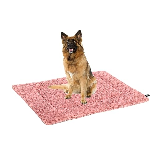 Yanman Reversible Crate Dog Bed, Durable Breathable Dog Rectangle Mattress, Cosy Soft Dog Sleeping Beds, Machine Washable Dog Cushion von Yanman